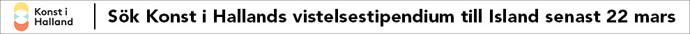 Hallands konstmuseum Vistelsestipendium Island